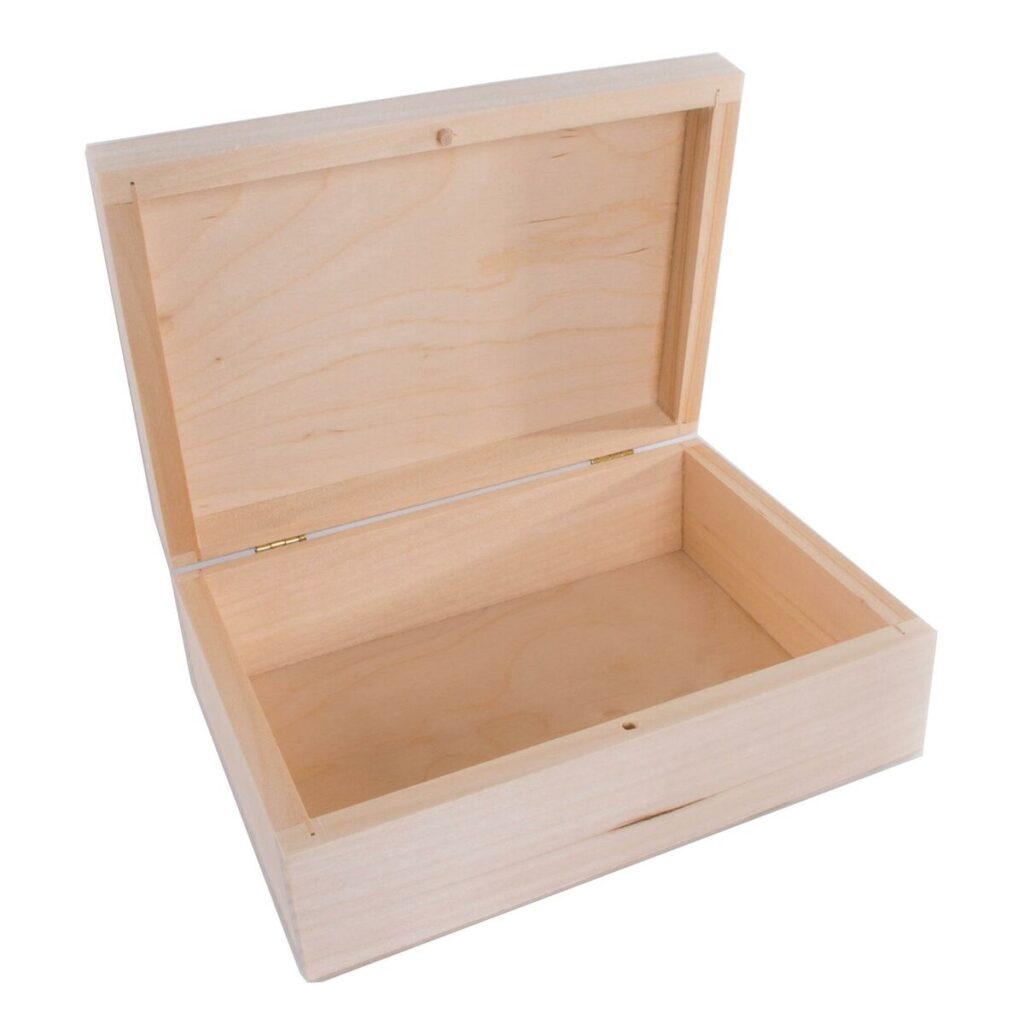 wooden storage boxes